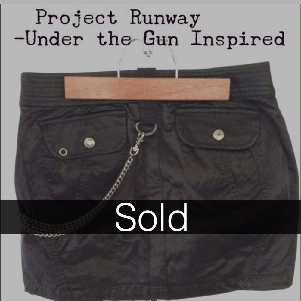 Authentic Guess Zipper Skirt